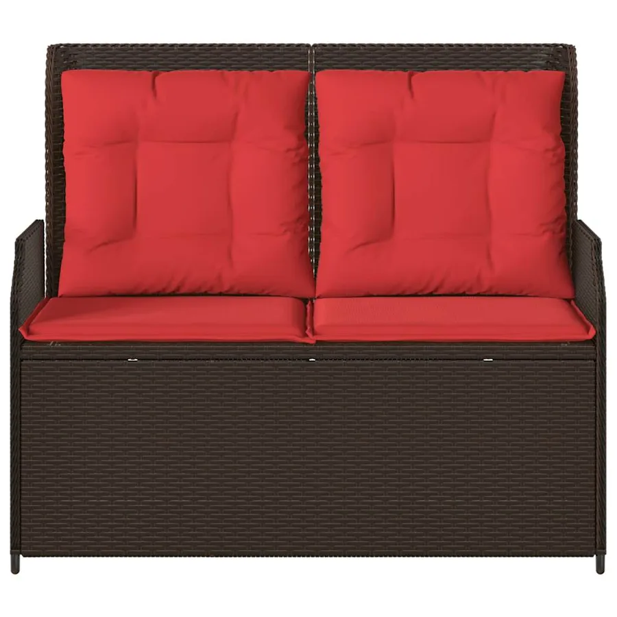 Banc de jardin Marron polyrotin - 4
