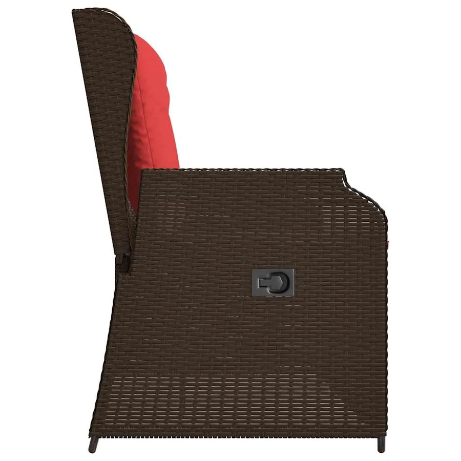 Banc de jardin Marron polyrotin - 5