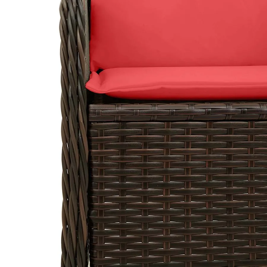Banc de jardin Marron polyrotin - 7