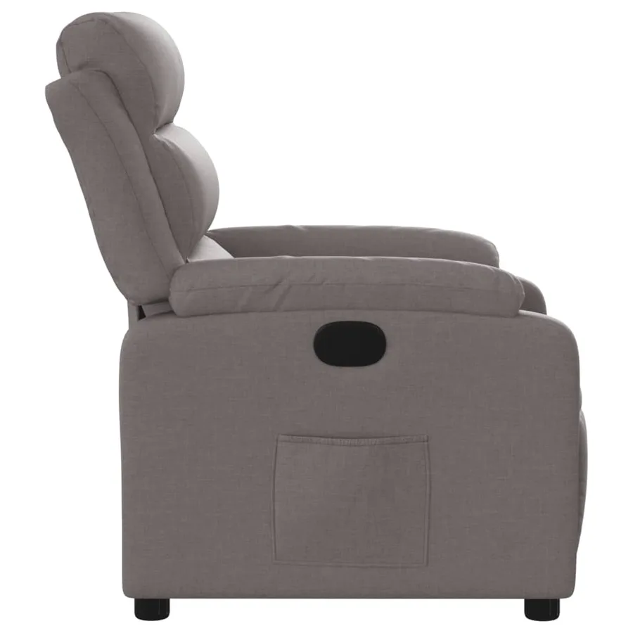 Fauteuil inclinable Taupe Tissu - 7