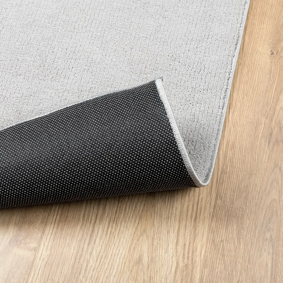 Tapis OVIEDO à poils courts gris 140x200 cm - 5