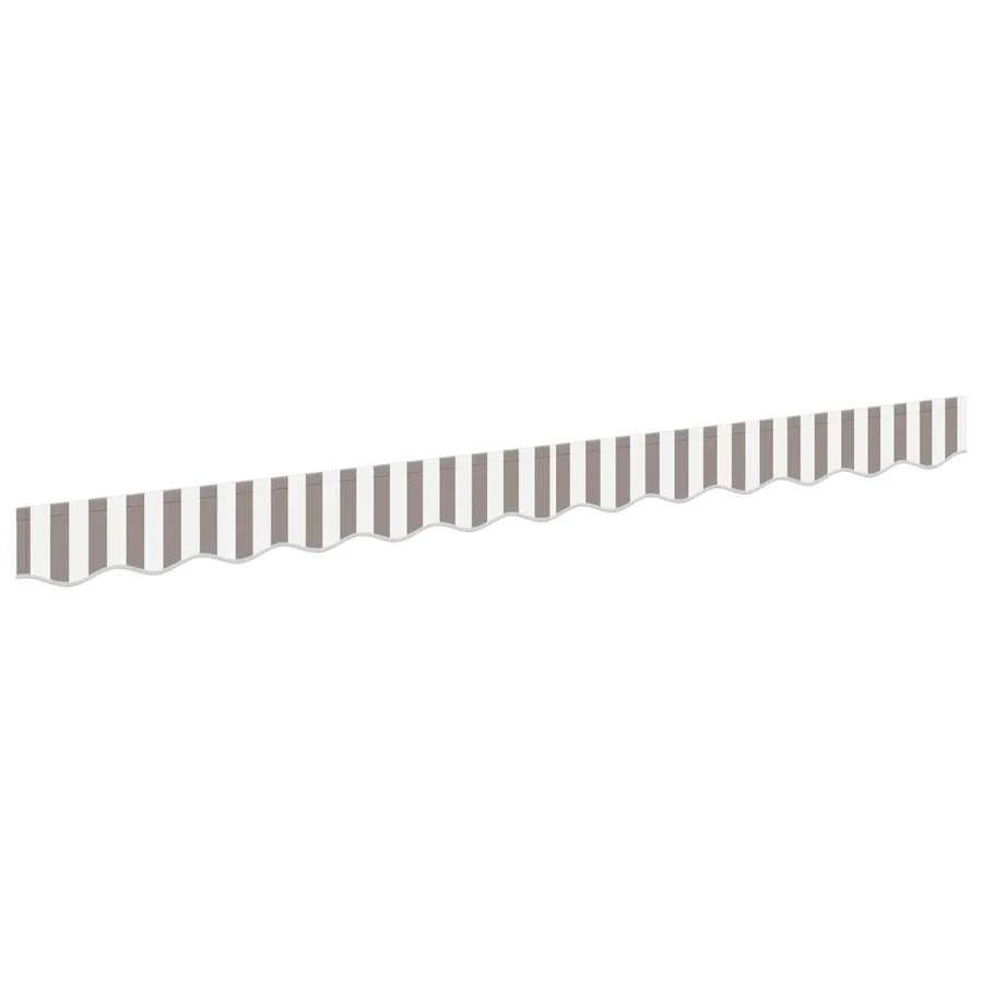 Remplacement de lambrequin Gris clair et blanc 5 m Polyester - 2