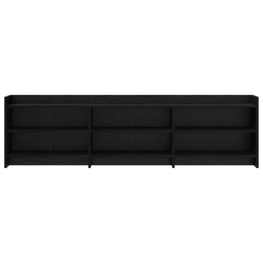 Meuble TV 168 x 33 x 47 cm Chêne noir Bois d'ingénierie - 4
