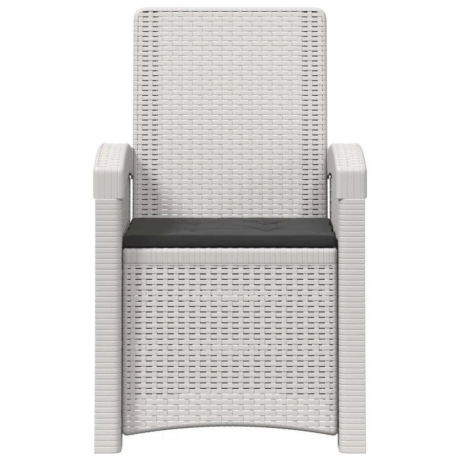 Chaise de jardin inclinable imitant le rotin PP - 69