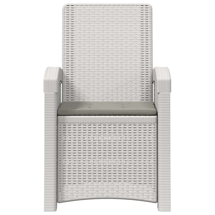 Chaise de jardin inclinable imitant le rotin PP - 80
