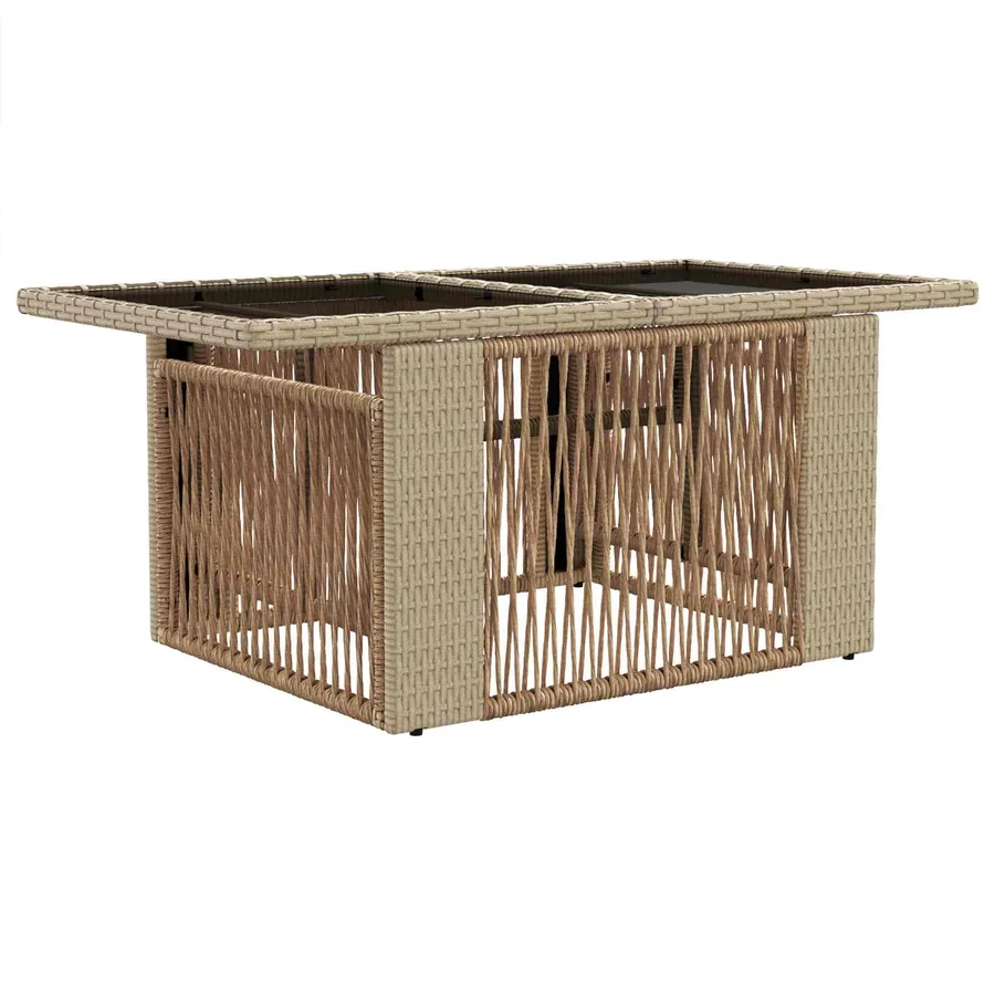 Ensemble de canapé de jardin 13 pcs polyrotin - 7