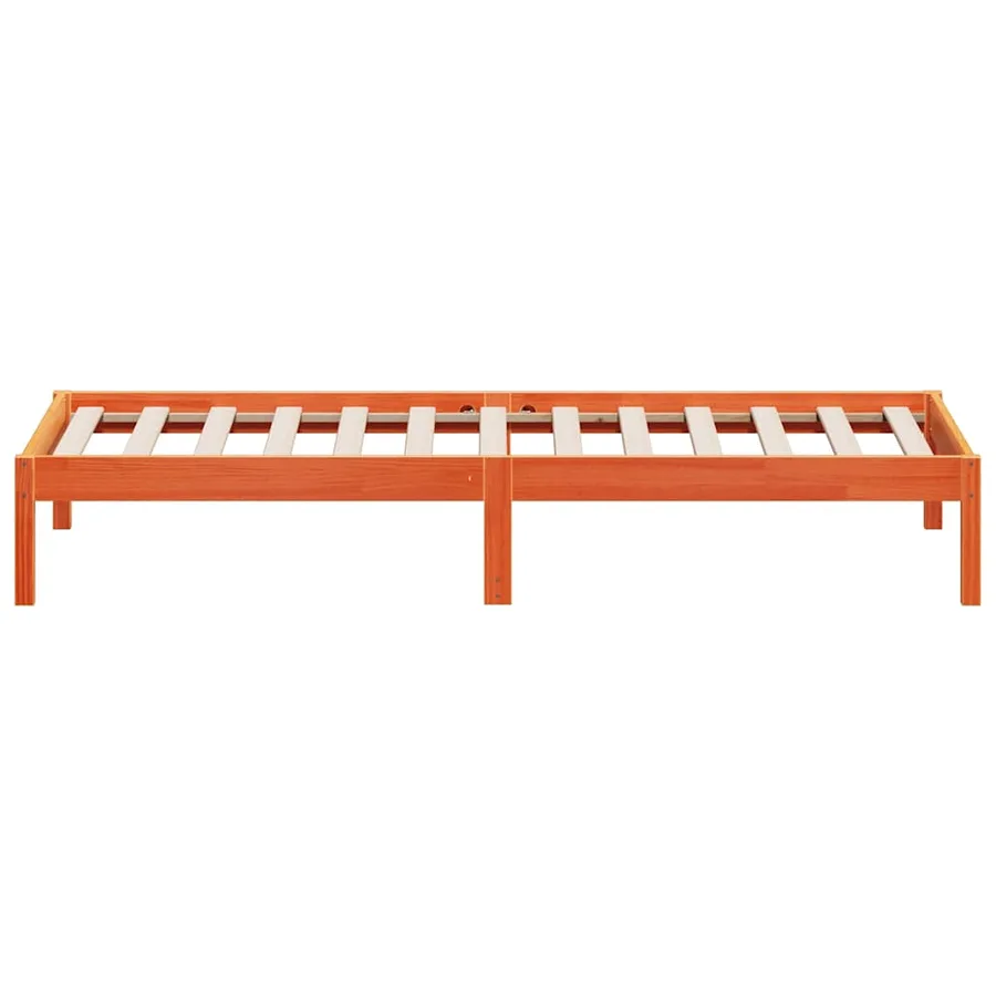 Lit de jour sans matelas cire marron 80x200 cm bois pin massif - 5