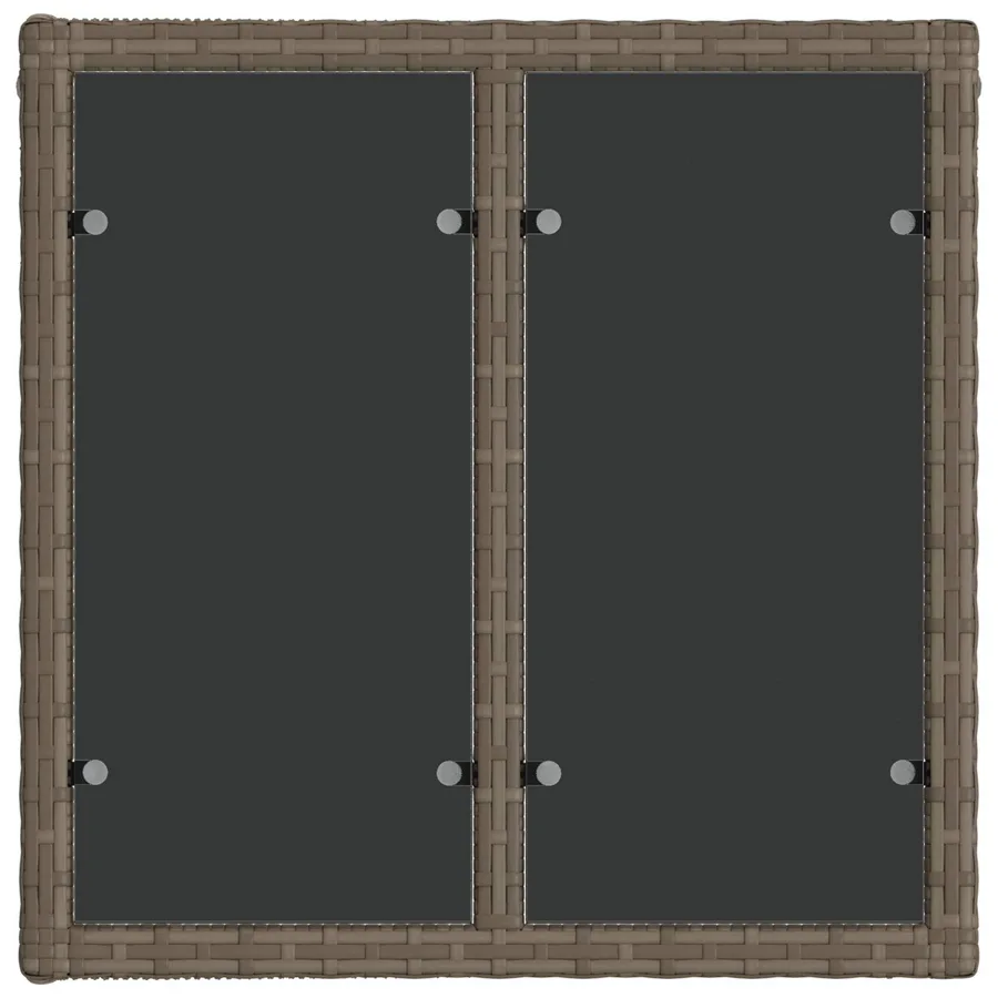 Ensemble de canapé de jardin 10 pcs Gris polyrotin - 6