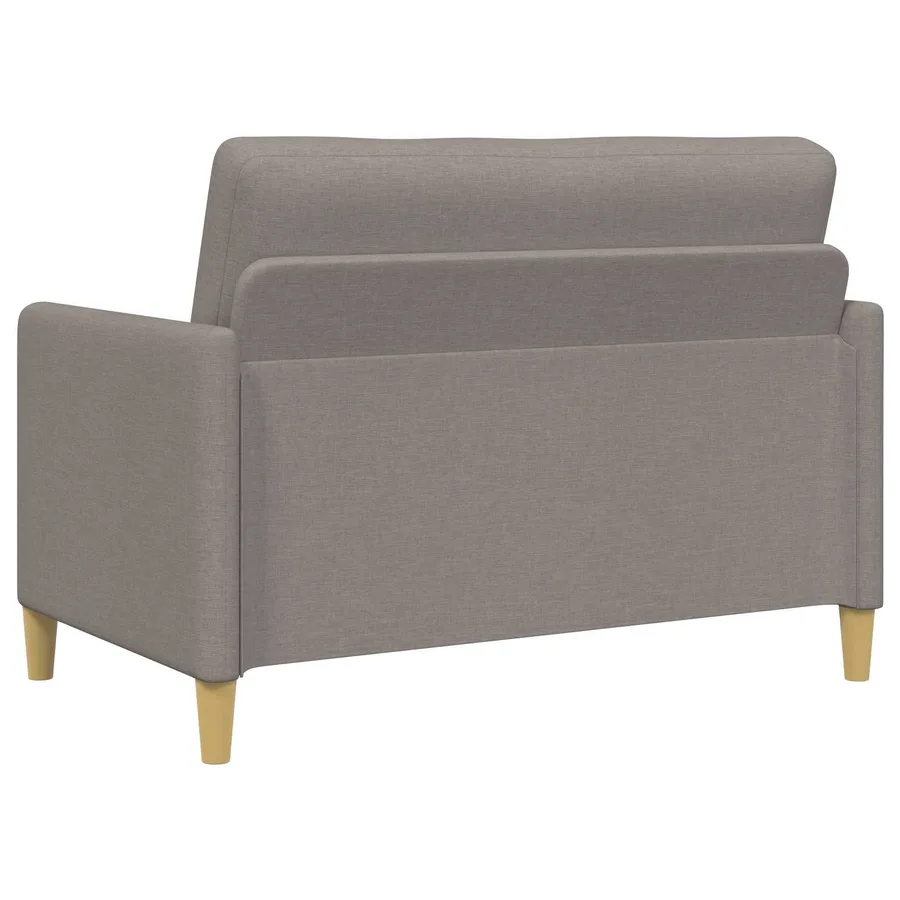 Canapé avec rangement 2 pcs Taupe Polyester - 4
