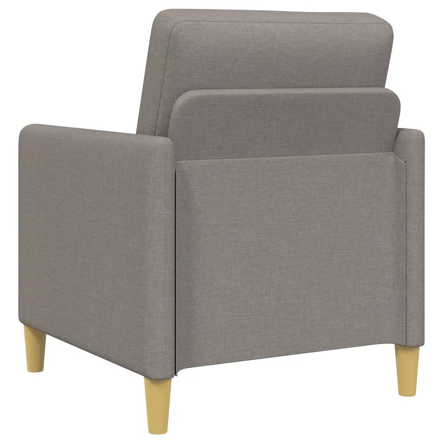 Canapé avec rangement 2 pcs Taupe Polyester - 5