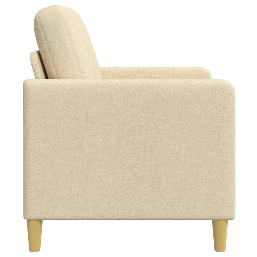 Sofa avec rangement Crème 72 x 78 x 87 cm Polyester - 5