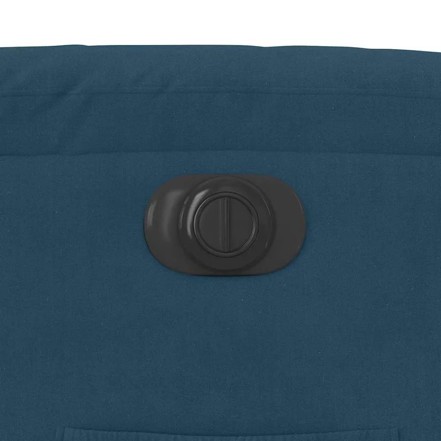Fauteuil inclinable électrique bleu velours - 14