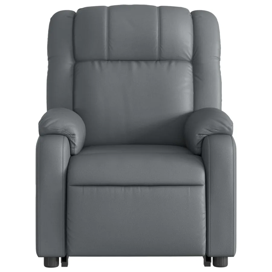 Fauteuil inclinable Gris Similicuir - 9