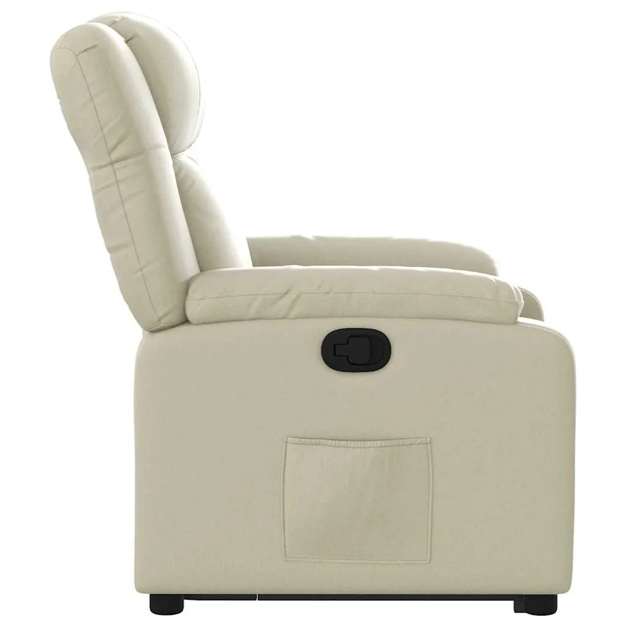 Fauteuil inclinable Crème Similicuir - 10