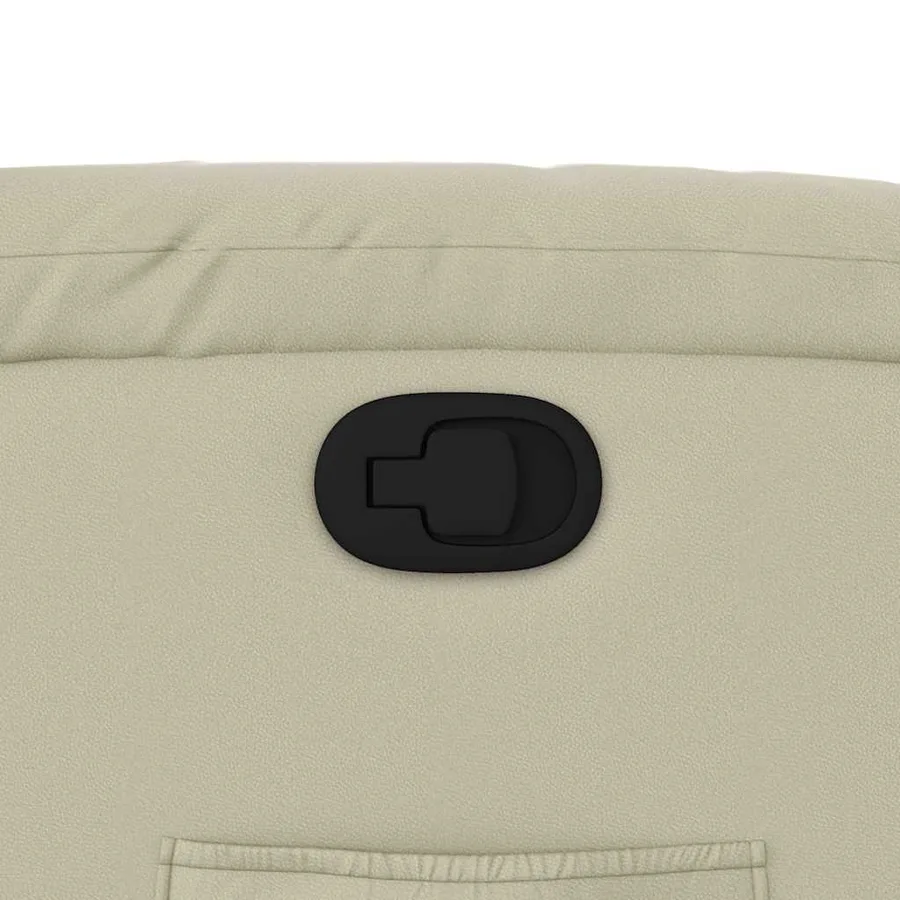 Fauteuil inclinable Crème Similicuir - 12