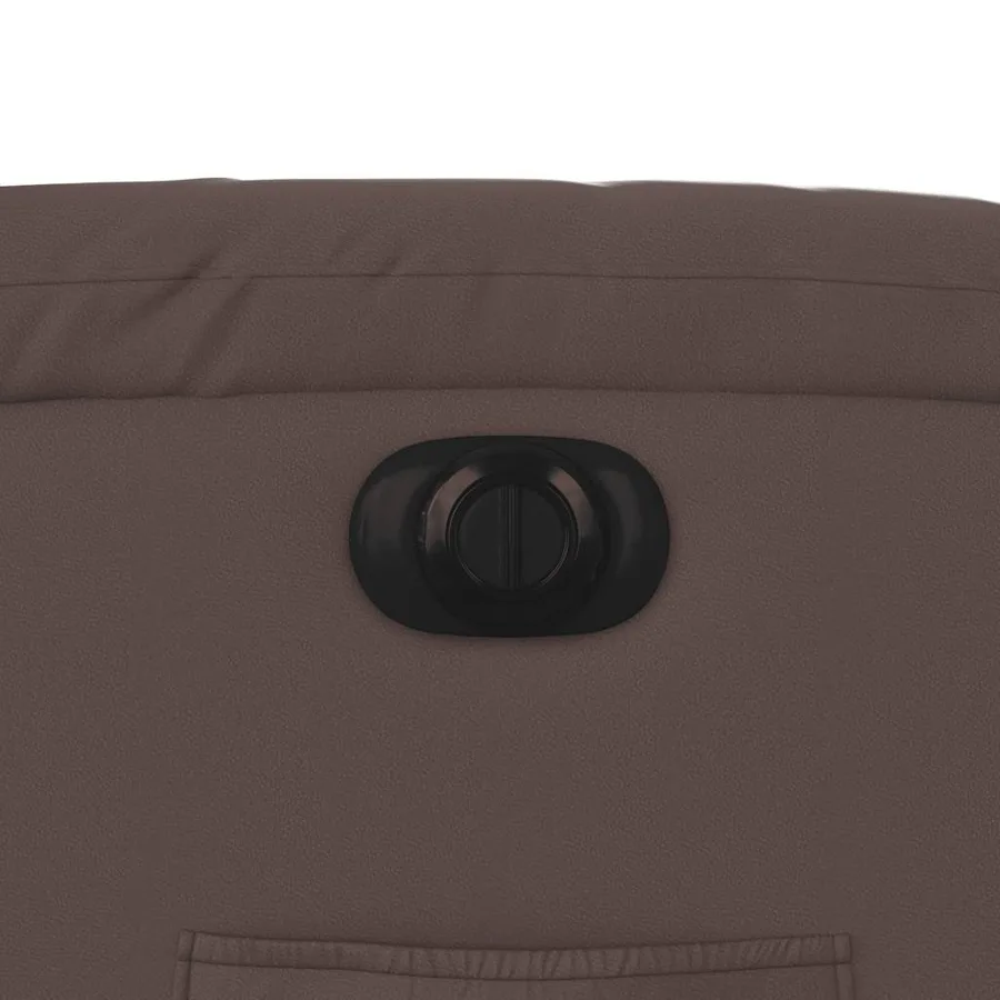 Fauteuil inclinable électrique marron similicuir - 13