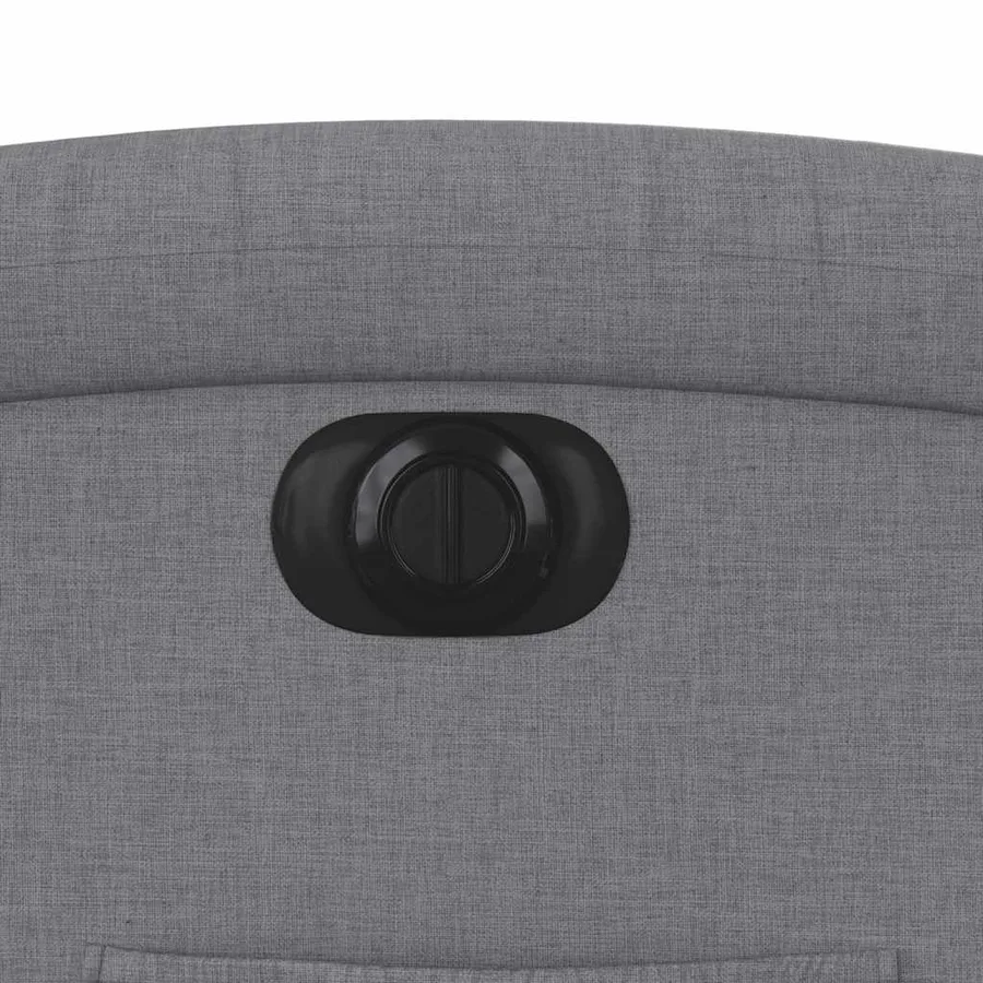 Fauteuil inclinable électrique gris clair tissu - 13
