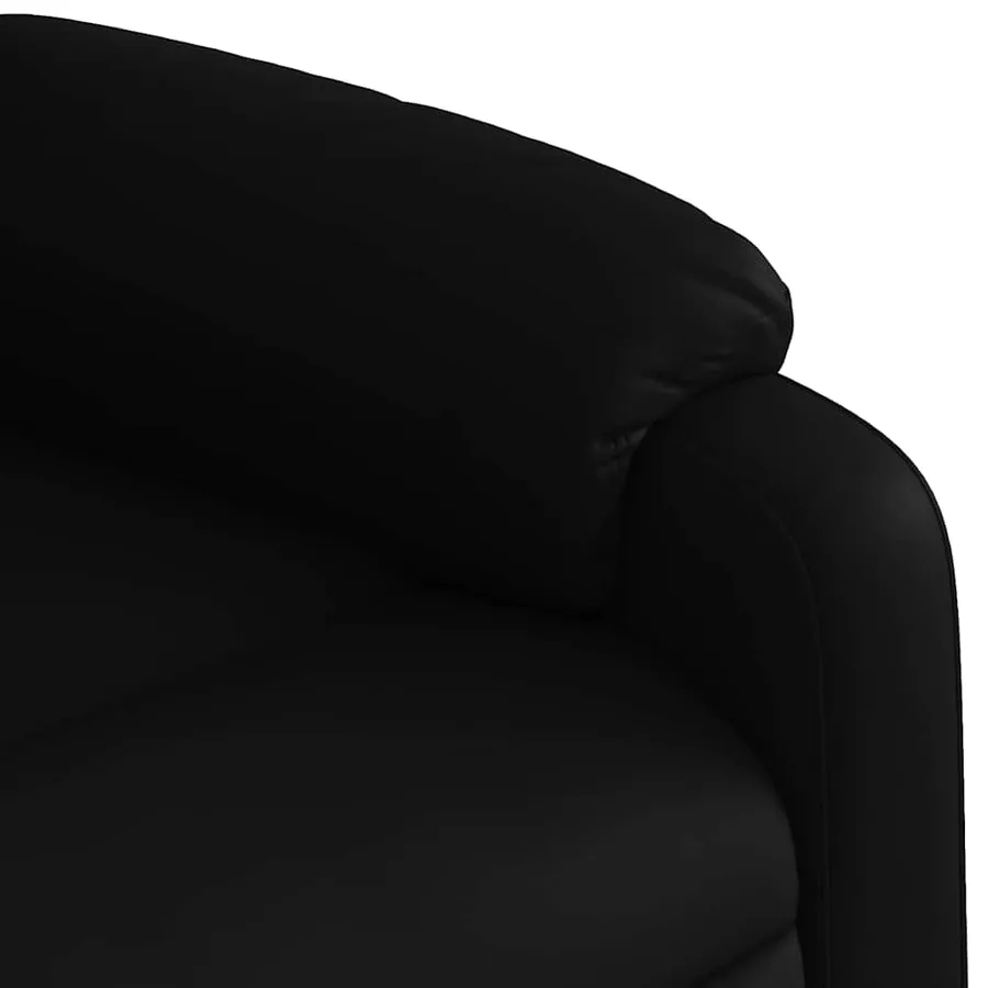 Fauteuil inclinable électrique noir similicuir - 12