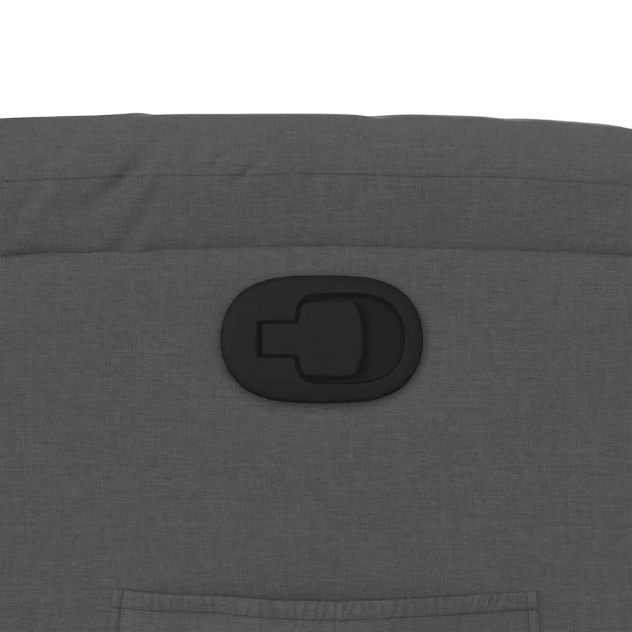 Fauteuil inclinable Gris foncé Tissu - 12