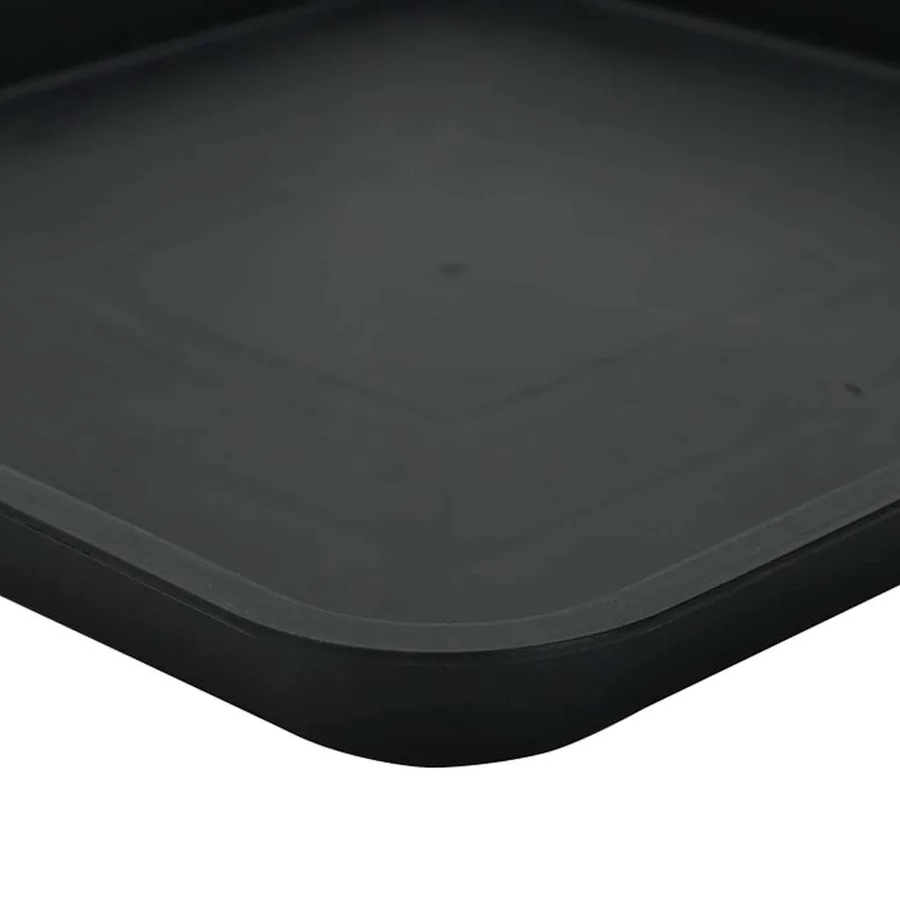 Pots de plantes 6 pcs Noir 43 x 43 x 33,5 cm Plastique - 10