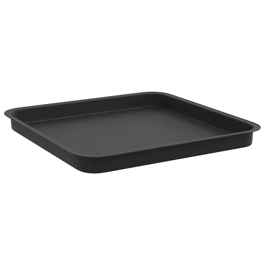 Pots de plantes 6 pcs Noir 43 x 43 x 33,5 cm Plastique - 7