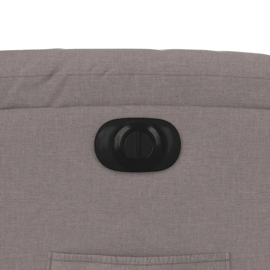 Fauteuil inclinable électrique taupe tissu - 13