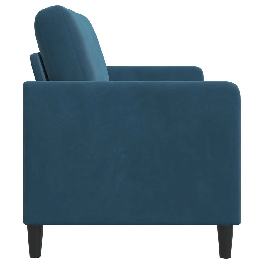 Sofa avec rangement Bleu 122 x 78 x 87 cm Polyester - 6