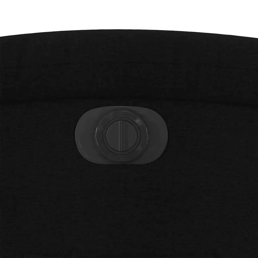 Fauteuil inclinable électrique noir tissu - 13