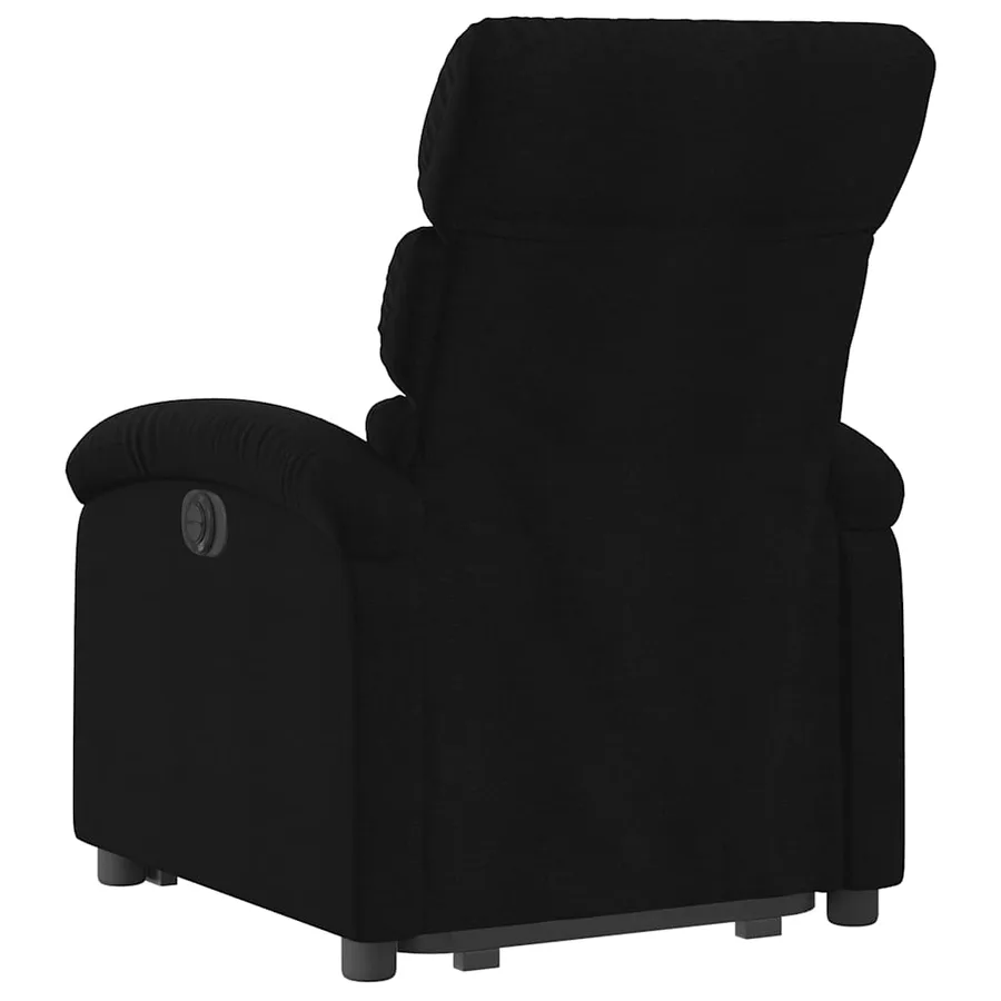 Fauteuil inclinable électrique noir tissu - 5
