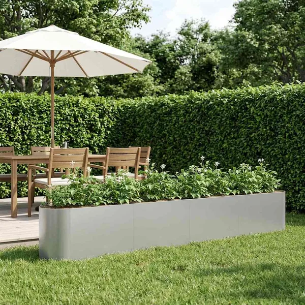 Jardin surélevé Acier galvanisé 360 x 40 x 40 cm