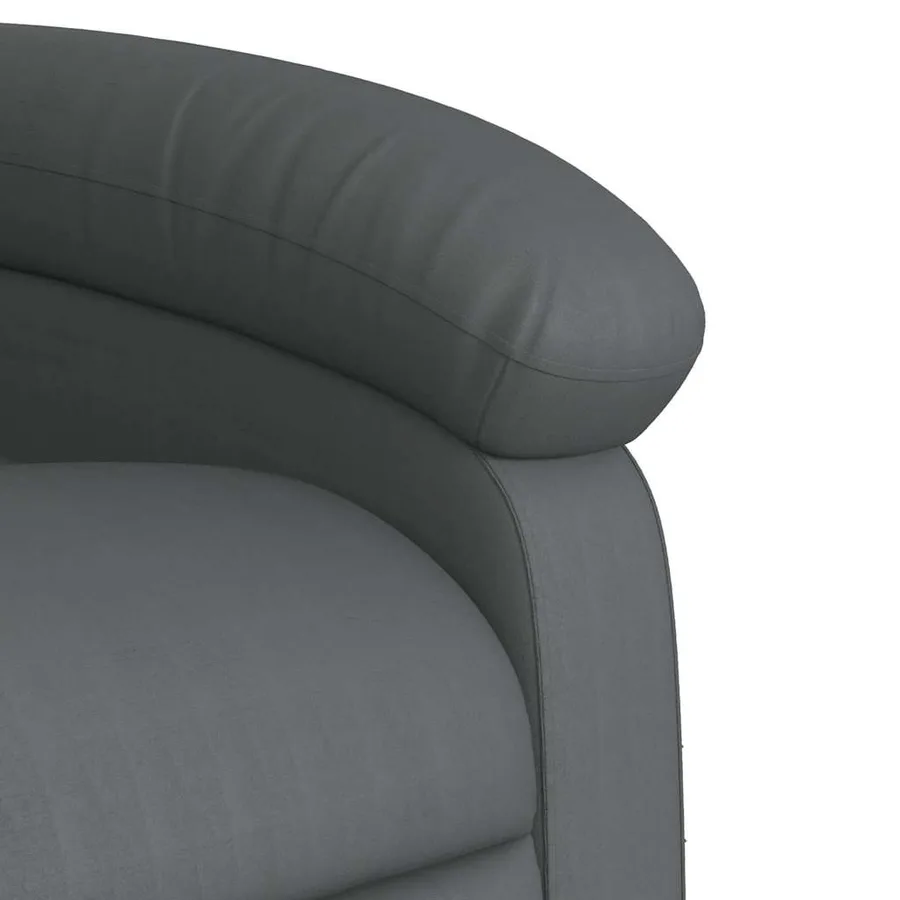 Fauteuil inclinable de massage Gris Similicuir - 11