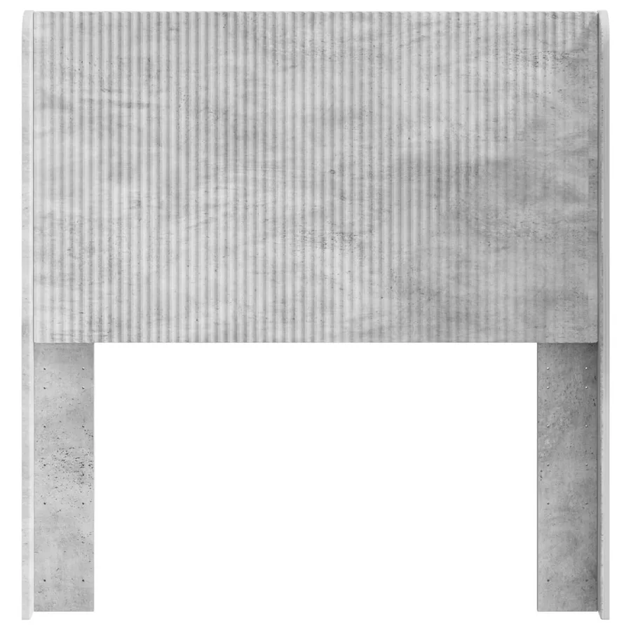 Tête de lit Gris béton Bois d'ingénierie - 4