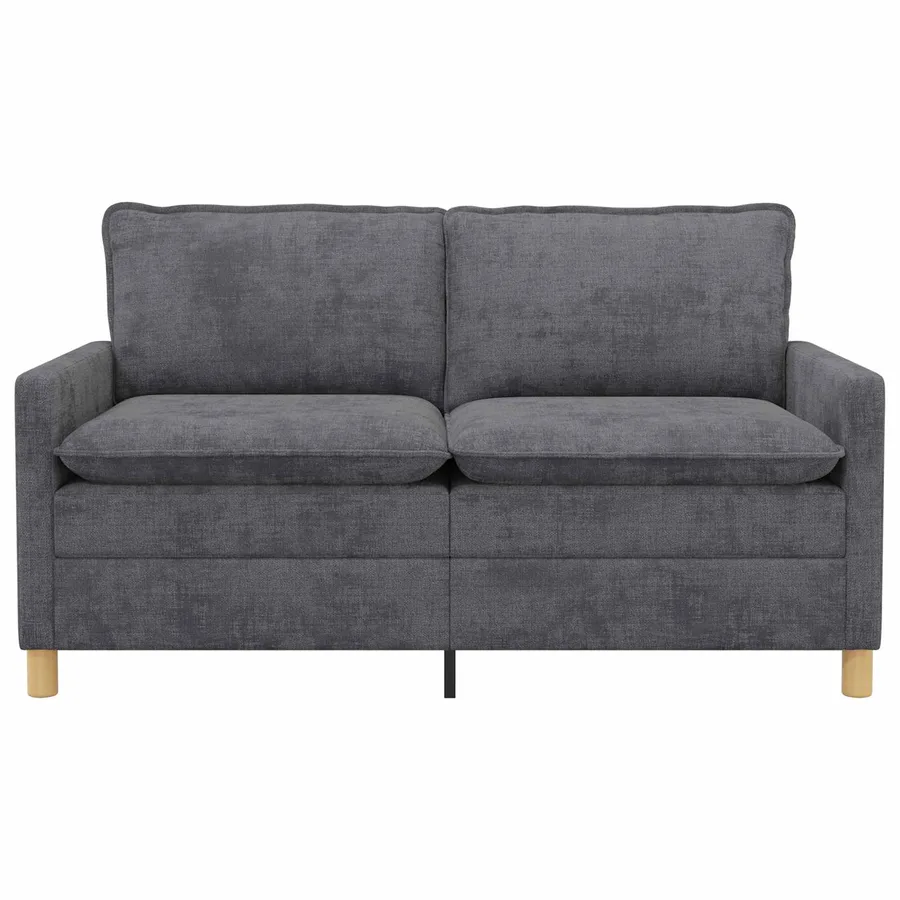 Canapé Gris foncé 156 x 81 x 87,5 cm Polyester - 3