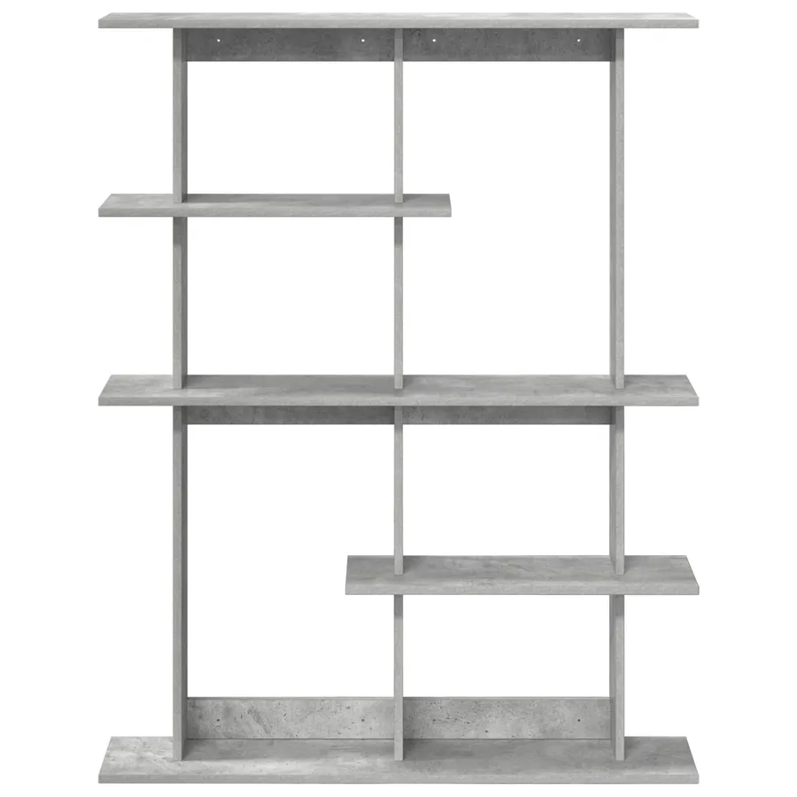 Étagère Murale Gris béton 102 x 20 x 130 cm Bois d'ingénierie - 3