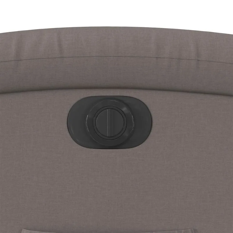 Fauteuil inclinable électrique taupe tissu - 13