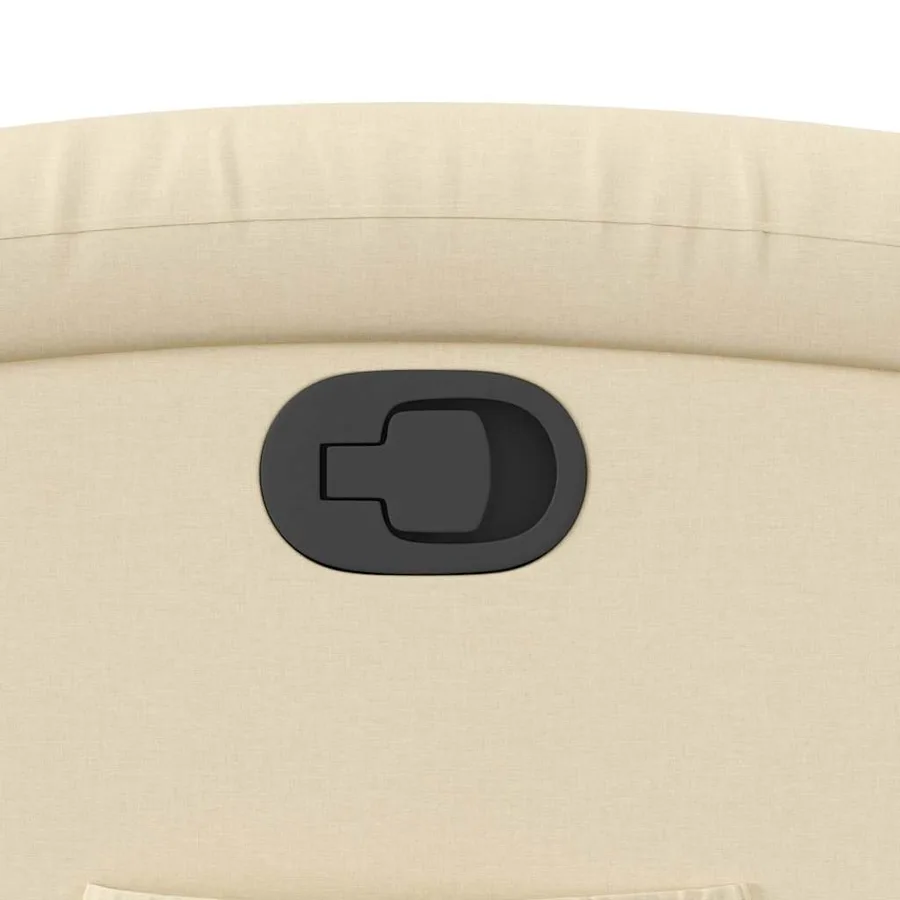Fauteuil inclinable Crème Tissu - 12