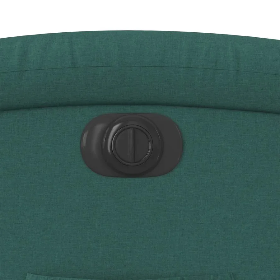 Fauteuil inclinable électrique vert foncé tissu - 12
