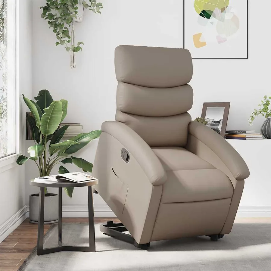 Fauteuil inclinable Cappuccino Similicuir - 15