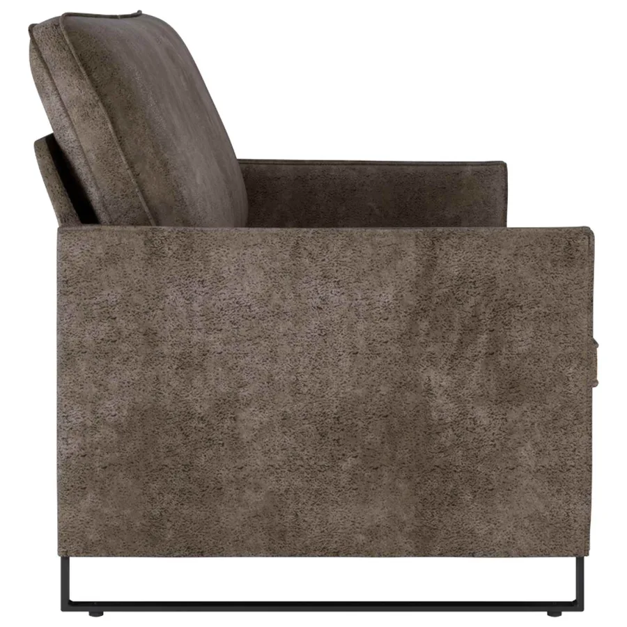 Canapé 3 places Gris foncé 190 x 81 x 82 cm - 4
