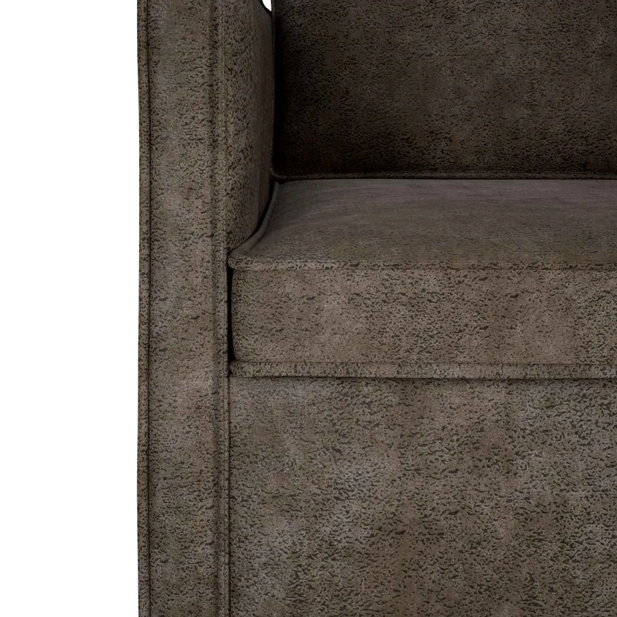Canapé 3 places Gris foncé 190 x 81 x 82 cm - 6