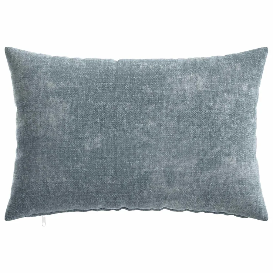 Housse de coussin 6 pcs HEERLEN Bleu clair 30 x 50 cm - 2