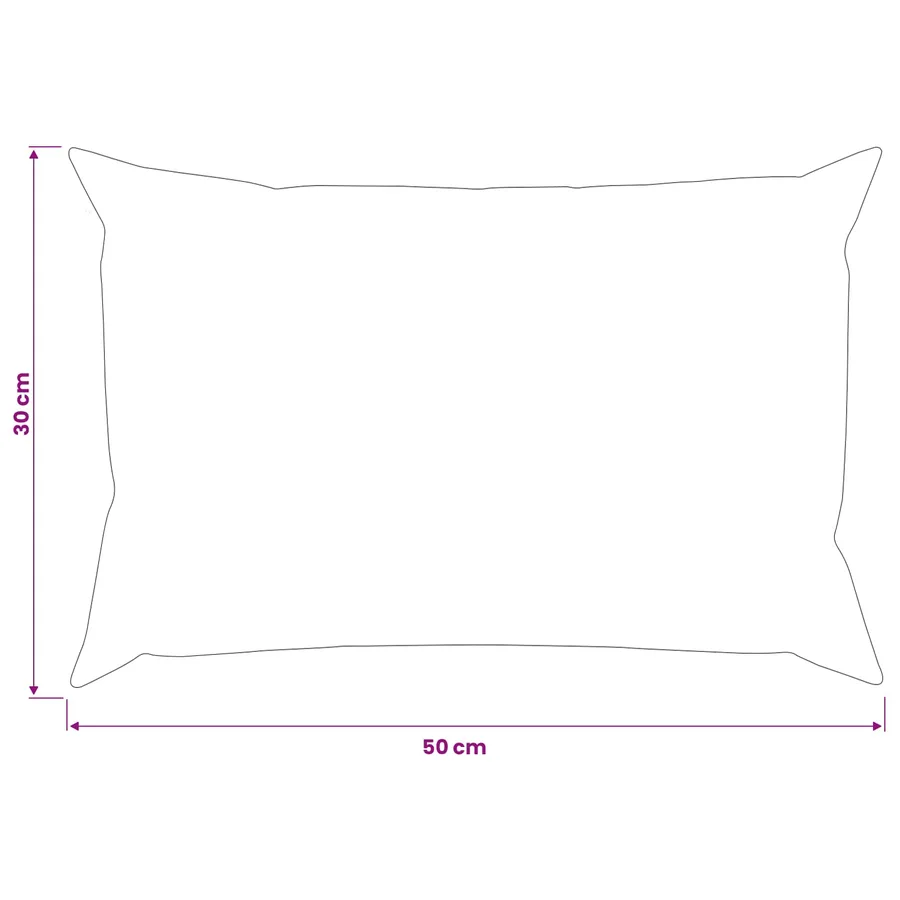 Housse de coussin 6 pcs HEERLEN Bleu clair 30 x 50 cm - 8