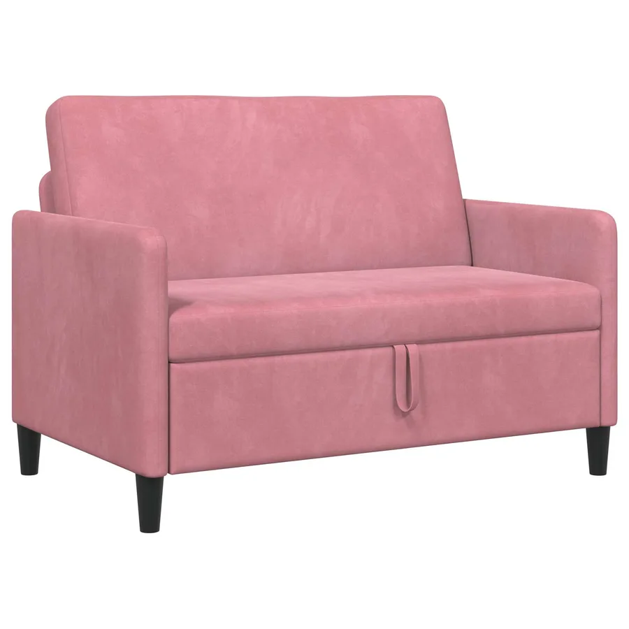 Sofa avec rangement Rose 122 x 78 x 87 cm Polyester - 2