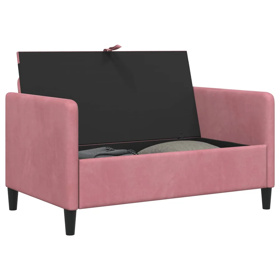 Sofa avec rangement Rose 122 x 78 x 87 cm Polyester - 4