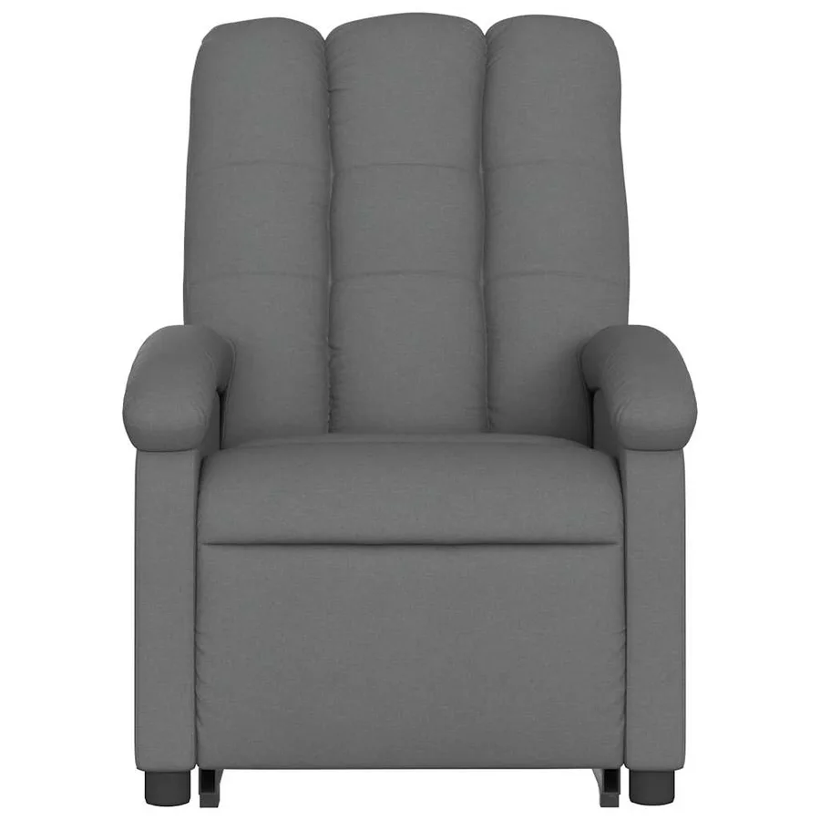 Fauteuil inclinable électrique gris foncé tissu - 9