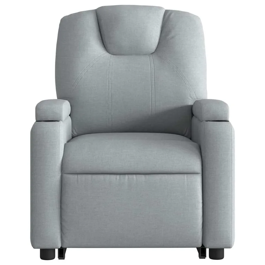 Fauteuil inclinable Gris clair Tissu - 9