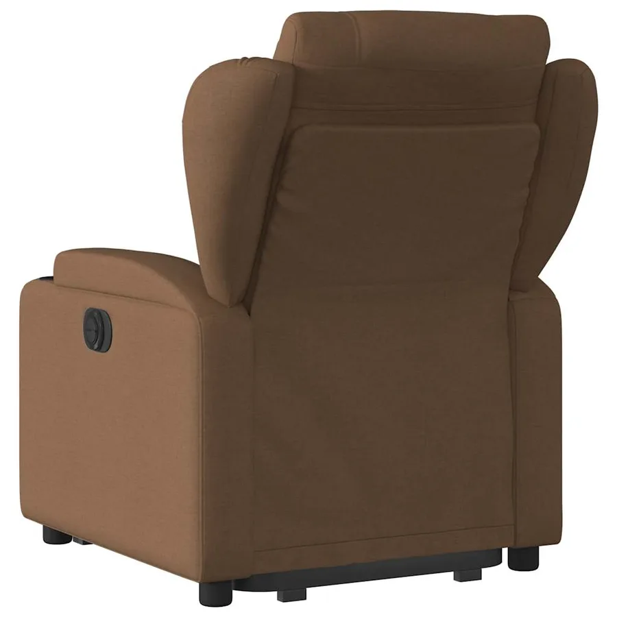 Fauteuil inclinable Marron Tissu - 5