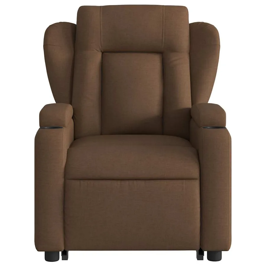 Fauteuil inclinable Marron Tissu - 9