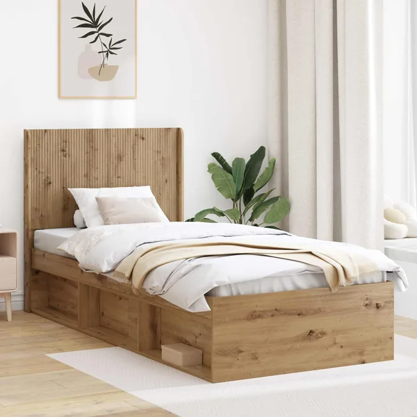 Tête de lit Chêne artisanal Bois d'ingénierie