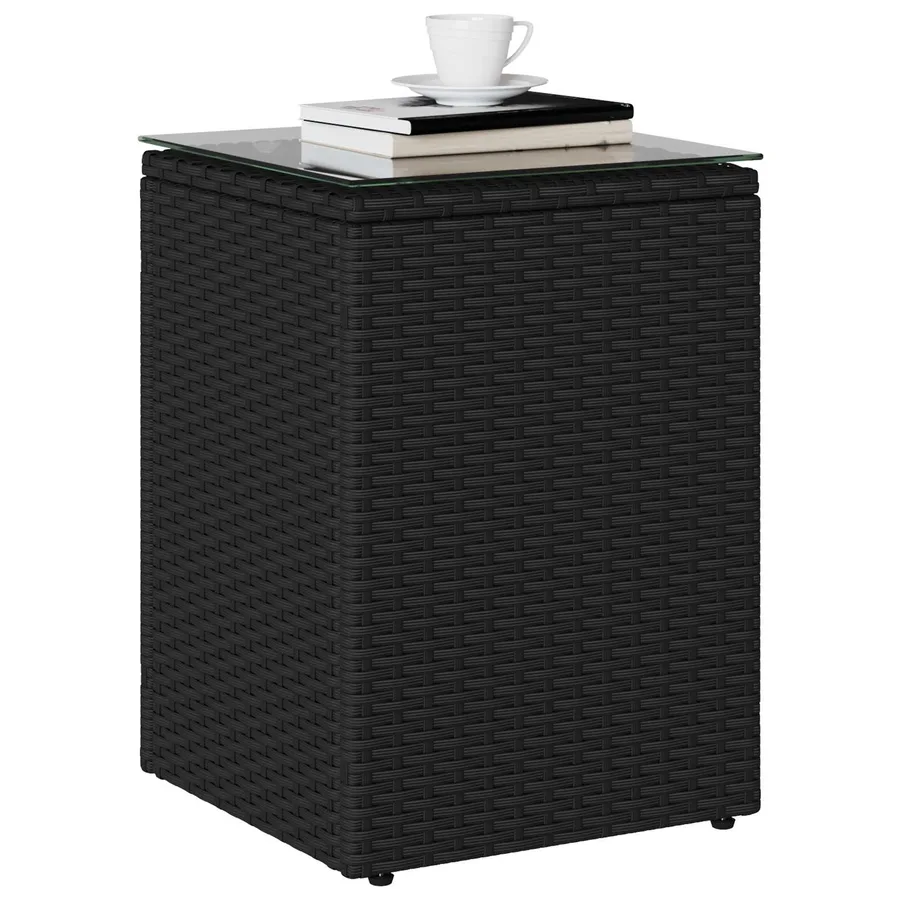 Table d'appoint Noir polyrotin - 3